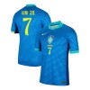 Maillot de Supporter Brésil Vini JR 7 Extérieur 2024 Pour Homme